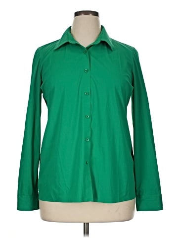 Unbranded Long Sleeve Button-Down Shirt (view 1)