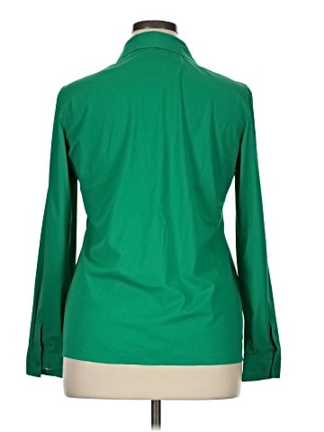 Unbranded Long Sleeve Button-Down Shirt (view 2)