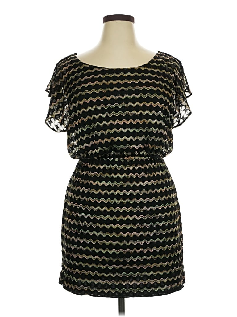 Pre-owned City Triangles Casual Dress In Black