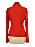 Charles Nolan 100% Silk Red Long Sleeve Turtleneck Size L - photo 2