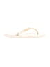 Maui and Sons Ivory Flip Flops Size 9 - 10 - photo 1