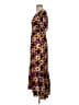 Rhode 100% Viscose Argyle Purple Cocktail Dress Size 0 - photo 5
