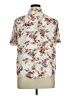 Maurices Floral Ivory Short Sleeve Blouse Size XL - photo 2