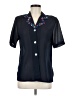 Assorted Brands Blue Short Sleeve Blouse Size M - photo 1