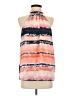 H By Halston 100% Polyester Orange Sleeveless Blouse Size S - photo 1