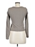 Justify Gray Long Sleeve Top Size M - photo 2