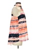 H By Halston 100% Polyester Orange Sleeveless Blouse Size S - photo 4