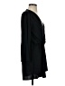 Topshop 100% Polyester Solid Black Casual Dress Size 4 - photo 4