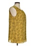 CAbi 100% Polyester Yellow Sleeveless Blouse Size M - photo 4