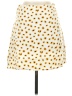 WeWoreWhat 100% Polyester Floral Yellow Casual Skirt Size XS - photo 1