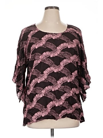 Hula Bay 3/4 Sleeve Blouse (view 1)
