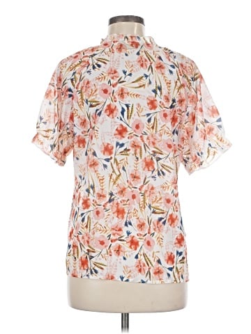 Allegra K Short Sleeve Blouse (view 2)