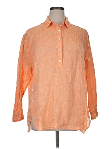 J. McLaughlin 3/4 Sleeve Button-Down Shirt (view 1)