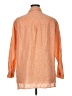 J. McLaughlin 100% Linen Orange 3/4 Sleeve Button-Down Shirt Size XL - photo 2