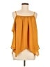 Sienna Sky 100% Polyester Orange Sleeveless Blouse Size M - photo 1