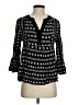 John Mark 100% Polyester Black 3/4 Sleeve Blouse Size S - photo 1