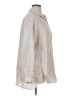 J. McLaughlin 100% Linen Ivory Long Sleeve Blouse Size XL - photo 4