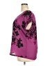 Worthington 100% Polyester Purple Short Sleeve Blouse Size XXL - photo 5