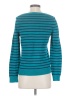 Lands' End Stripes Teal Pullover Sweater Size S - photo 2