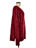 Athleta Paisley Burgundy Pullover Sweater Size L - photo 4