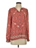Talbots 100% Polyester Red Long Sleeve Polo Size XS - photo 1