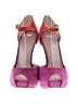 BCBGeneration Color Block Pink Purple Sandals Size 6 - photo 2