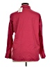 Line & Dot Solid Burgundy Long Sleeve Blouse Size 14 - photo 2