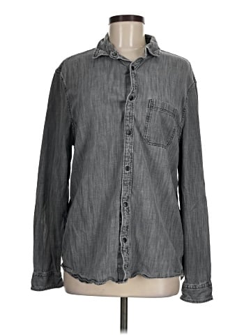 Express Long Sleeve Button-Down Shirt (view 1)