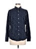 Talbots Paisley Blue Long Sleeve Button-Down Shirt Size 8 - photo 1