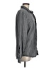Express Gray Long Sleeve Button-Down Shirt Size M - photo 4