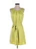 H&M 100% Polyester Solid Green Casual Dress Size 6 - photo 1