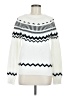 Merokeety Chevron-herringbone White Pullover Sweater Size M - photo 1