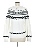 Merokeety Chevron-herringbone White Pullover Sweater Size M - photo 2