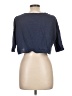 Assorted Brands Blue 3/4 Sleeve Blouse Size L (estimated) - photo 2