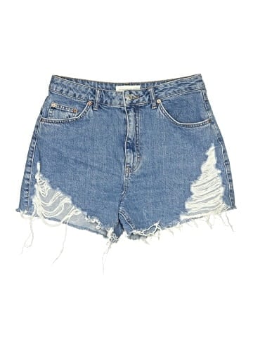 Topshop Denim Shorts (view 1)