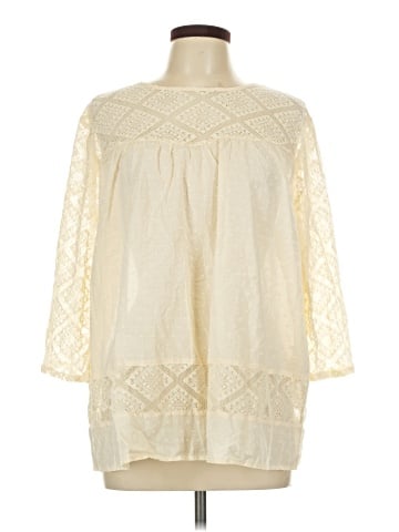 Adiva 3/4 Sleeve Blouse (view 1)