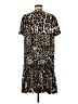 Just Cavalli 100% Polyester Animal Print Brown Tan Casual Dress Size EU (IT) 46 / US 10 - photo 2