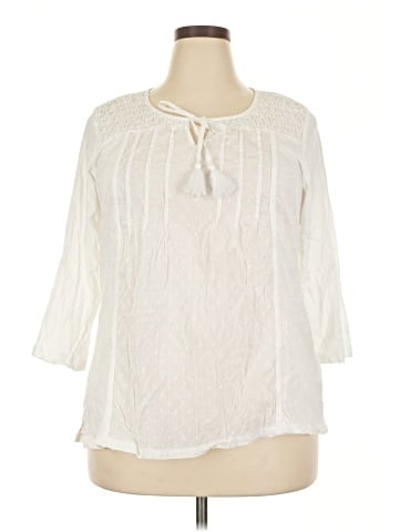 Gloria Vanderbilt 3/4 Sleeve Blouse (view 1)