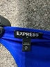 Express Outlet 100% Polyester Solid Blue Casual Dress Size XS - photo 7