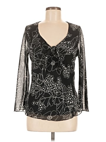 Worthington Long Sleeve Blouse (view 1)