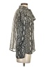 Sugar Lips Silver Long Sleeve Blouse Size XS - photo 4