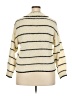A New Day 100% Recycled Polyester Stripes Ivory Pullover Sweater Size XXL - photo 2