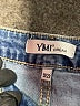YMI 100% Cotton Blue Denim Shorts Size 9 - photo 3