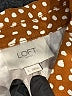 Ann Taylor LOFT Outlet Polka Dots Tan Orange Jacket Size L - photo 6