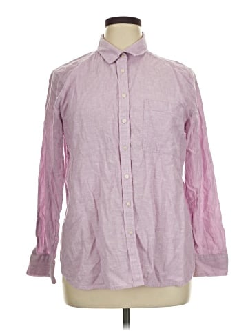 Ann Taylor LOFT Long Sleeve Button-Down Shirt (view 1)