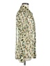 Le Superbe Animal Print Green Long Sleeve Blouse Size 8 - photo 4