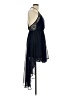 Dessy Collection Blue Cocktail Dress Size M - photo 4