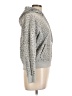BodyC Animal Print Gray Pullover Sweater Size L - photo 4