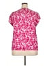 Monday Fun 100% Polyester Pink Short Sleeve Blouse Size XXL - photo 2