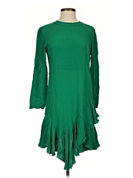 light green long dress formal Light Green Satin Square Neck Dress main image 1